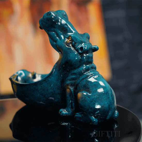 Picture of Ceramic Big Hippo Mouth Key holder