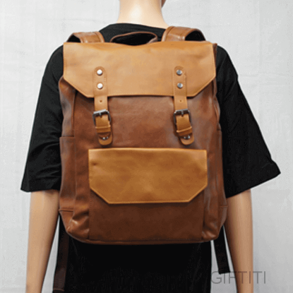 Picture of Elegant Brown Back Bag